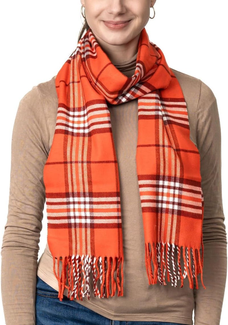 Achillea Scottish Tartan Plaid Scarf - Warm Cashmere Feel Winter Scarf, Scarves for Holiday, Christmas & Daily Wear - Image 2